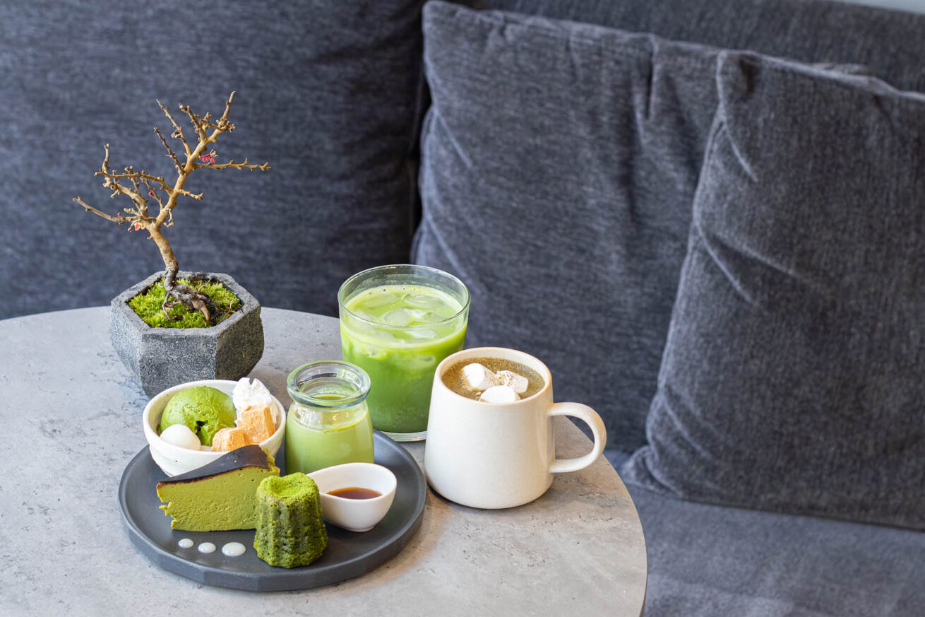 天文館・テンパーク通りの「TEAWAVE」で味わう、鹿児島の抹茶を使ったスイーツとドリンク