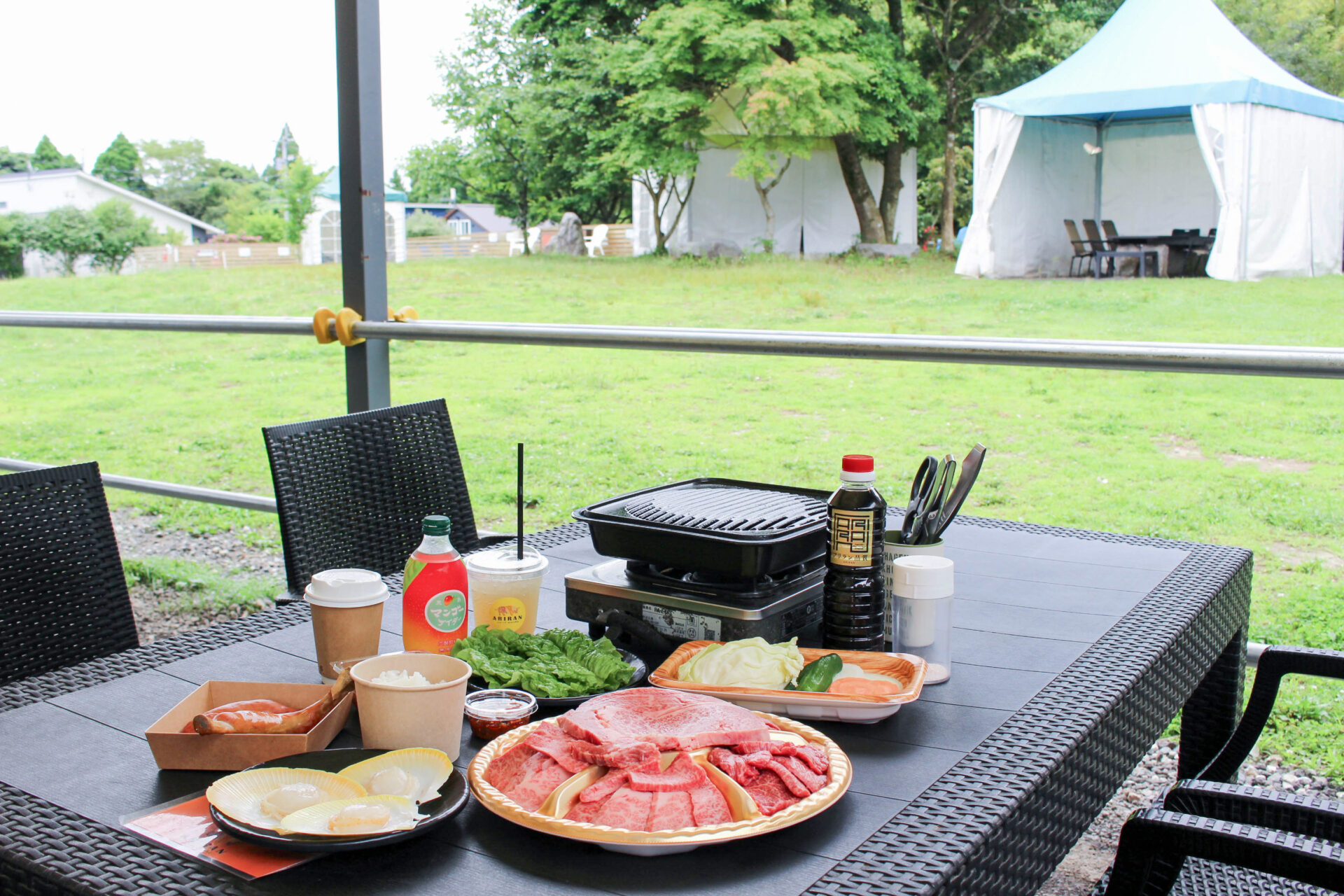 買い物もBBQも日置市の食を楽しむ、焼き肉店発「アリランミートマルシェ」